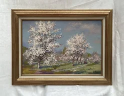 Tableau Huile sur toile signé dimension : hauteur -51 cm- largeur -68cm-