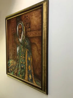 Tableau "La femme blessée (qui avait tout vu)"