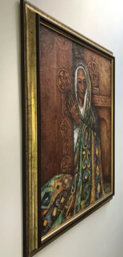 Tableau "La femme blessée (qui avait tout vu)"