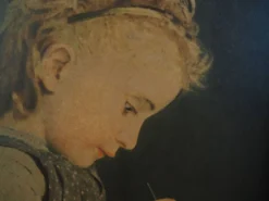 Tableau « Le Portrait de la jeune fille », design scandinave, 19e siècle, d'Albert Anker
