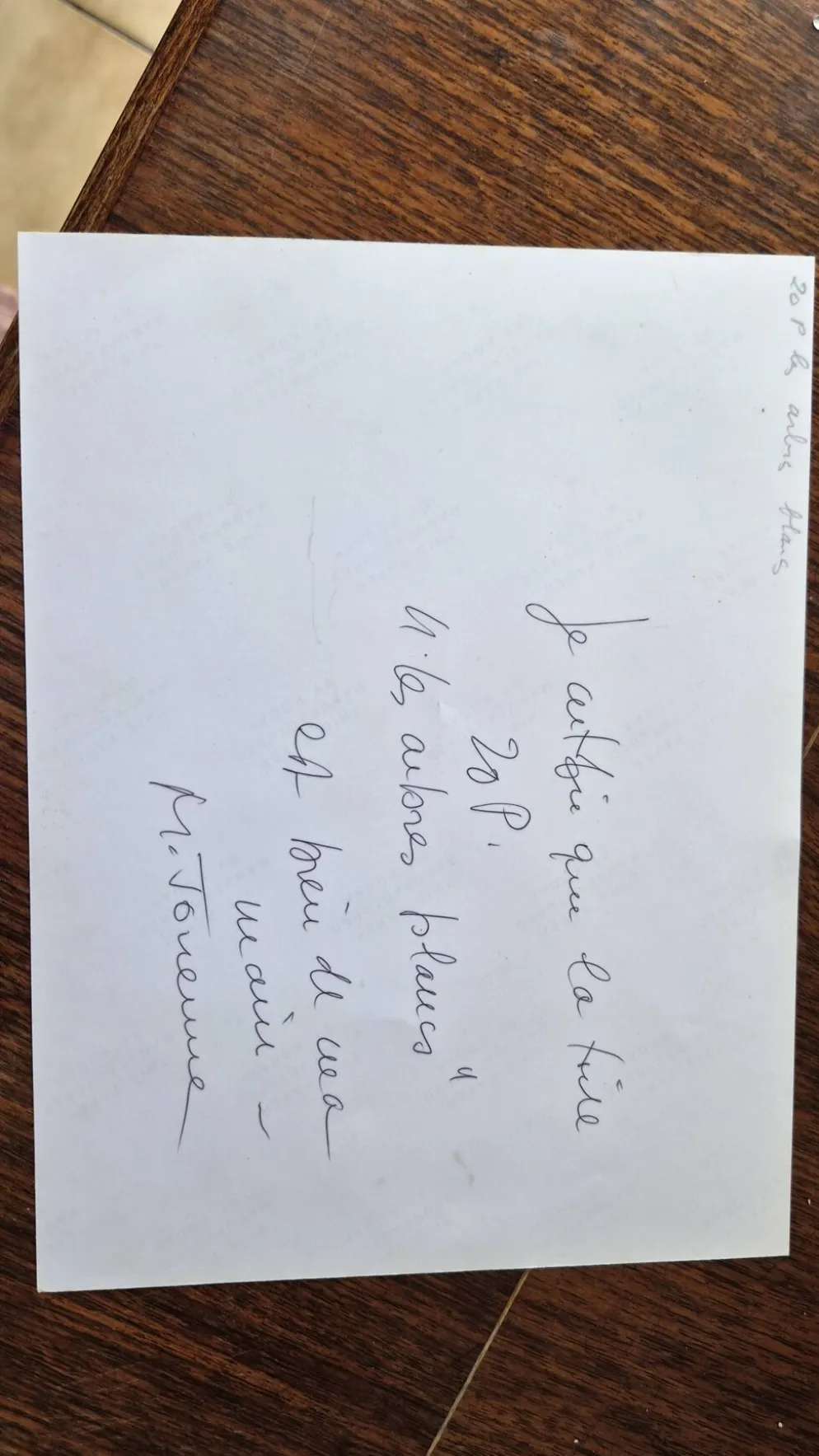 Tableau m. jouenne - « les arbres blancs »