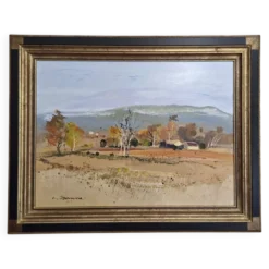 Tableau m. jouenne - « les arbres blancs »