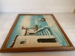 Tableau paysage de bord de mer huile sur panneau