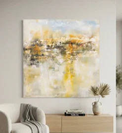 Tableau Peinture Art Contemporain Abstrait 100x100 cm