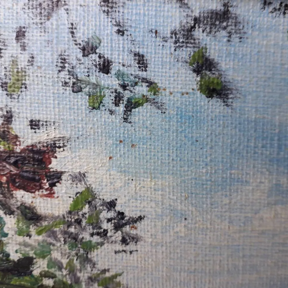 Tableau peinture huile sur toile
