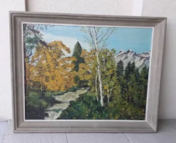 Tableau peinture huile sur toile