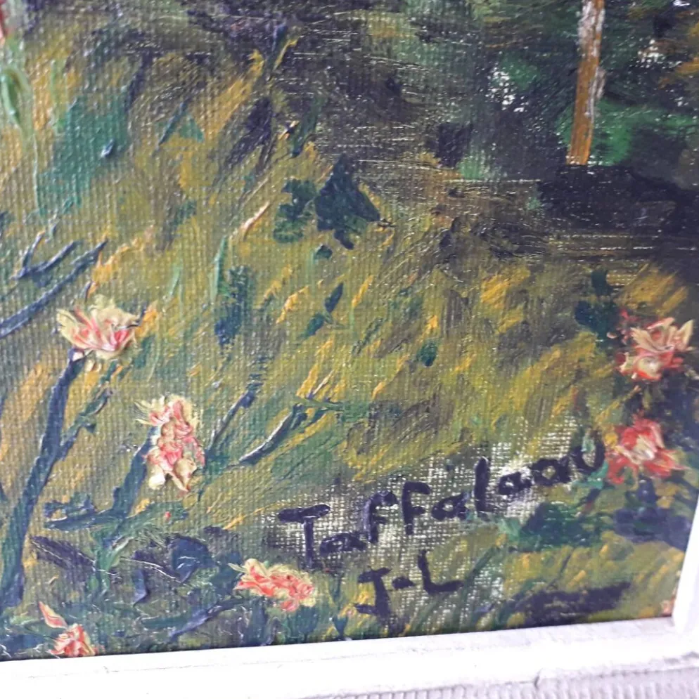 Tableau peinture huile sur toile