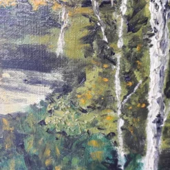Tableau peinture huile sur toile