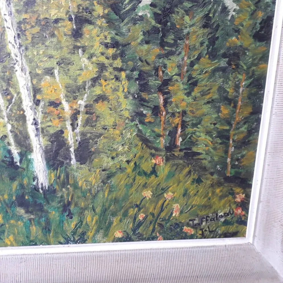 Tableau peinture huile sur toile