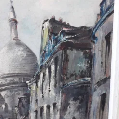 Tableau peinture Montmartre Paris Raymond Besse