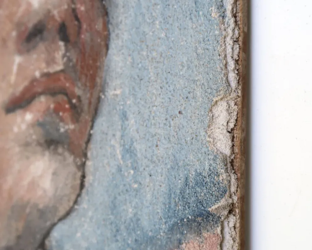Tableau, peinture portrait d'une femme de profil