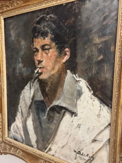 Tableau portrait Armand Massonet 1964