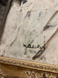 Tableau portrait Armand Massonet 1964