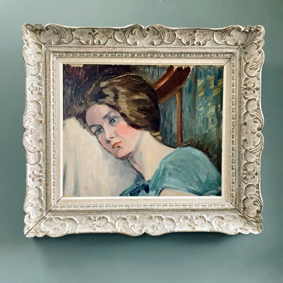 Tableau 50's "La rêveuse"