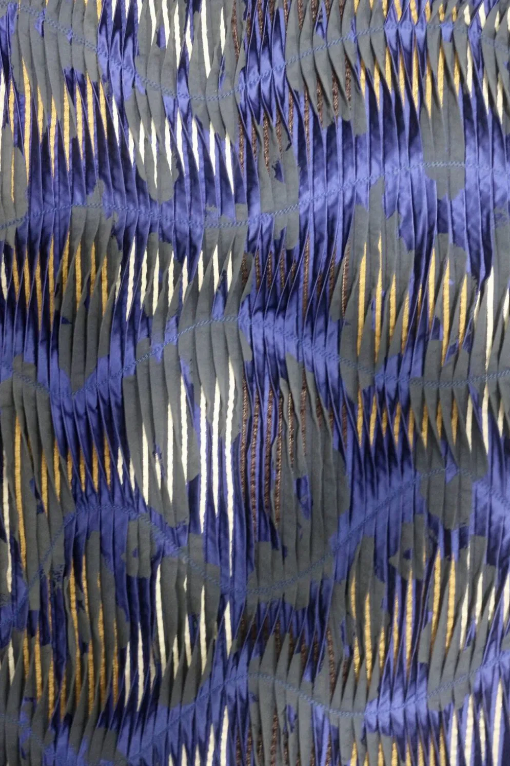 Tableau texturé contemporain Bleu imprimé Ref cobalt