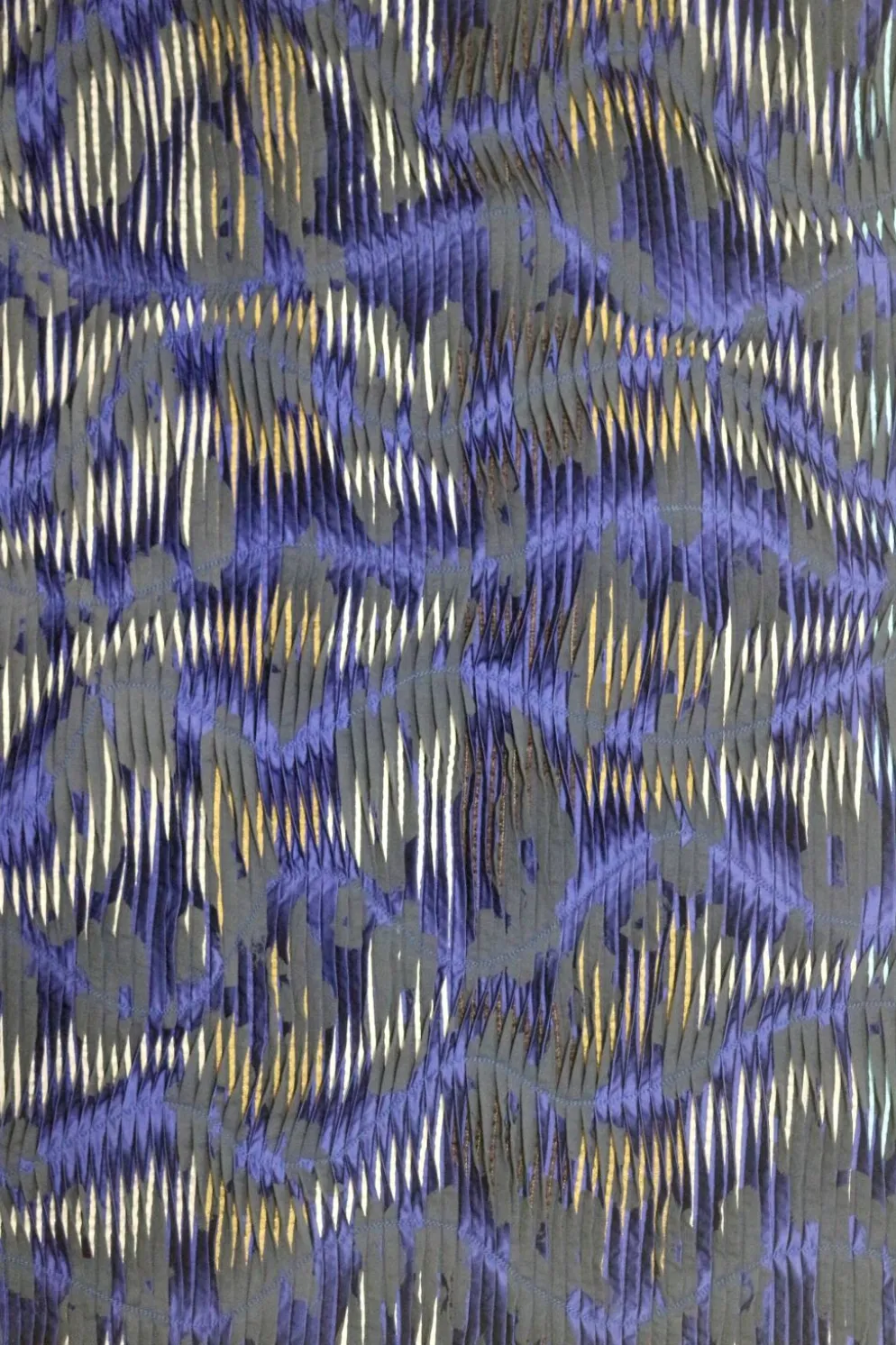 Tableau texturé contemporain Bleu imprimé Ref cobalt