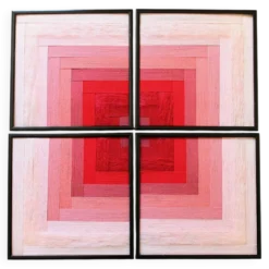 Tableau tissé Floraison – Collection « Mosaïques »