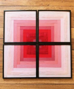 Tableau tissé Floraison – Collection « Mosaïques »