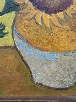 Tableau tournesols d’après Van Gogh