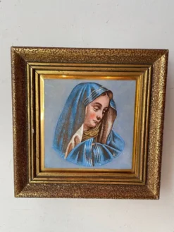 Tableau vierge sur faïence