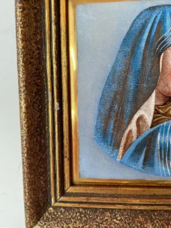 Tableau vierge sur faïence