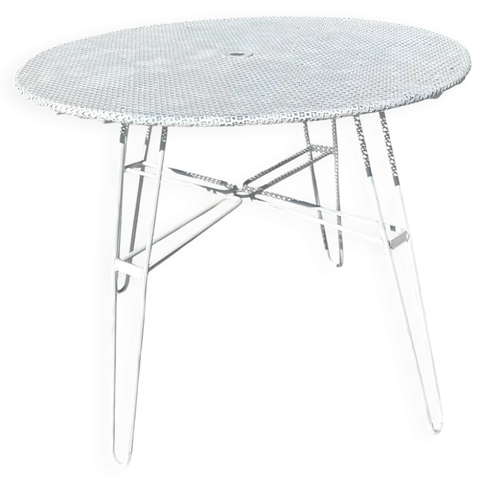 Table de jardin attribuée à Mathieu Mategot des années 1950