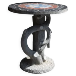 Table de jardin en béton, années 1950