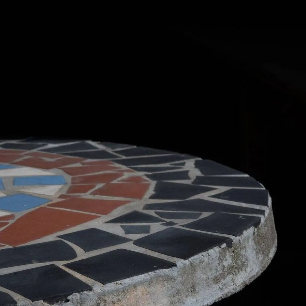 Table de jardin en béton, années 1950