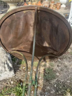 Table de jardin guéridon pied fonte