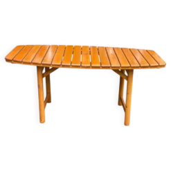 Table de jardin pliable Clairitex 1970 en bois massif 160x80cm