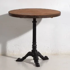 Table de jardin ronde ancienne (c.1920)