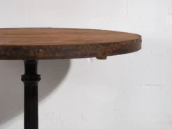 Table de jardin ronde ancienne (c.1920)