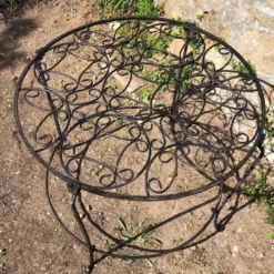 Table fer forgé ronde