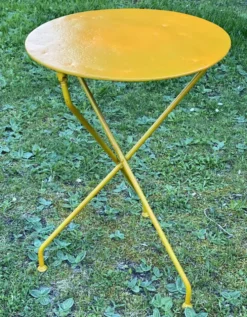 Table guéridon de jardin 1930 fer forgé