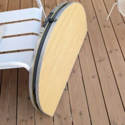 Table pliante de camping ovale vintage