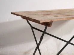 Table pliante d’extérieur ancienne (c.1920)