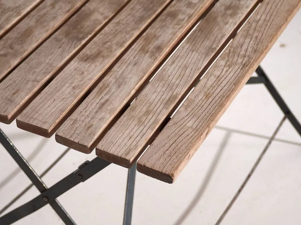 Table pliante d’extérieur ancienne (c.1920)