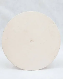 Table pliante ronde française vintage en fer