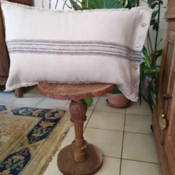 Taie d'oreiller/coussin 100% lin européen