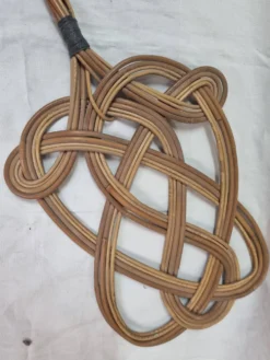 Tapette en rotin, tape-tapis de 1970