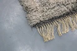Tapis abstrait danois en laine à poils longs, années 1960