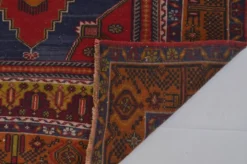 Tapis anatolien rouge et marron sku 2575