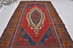 Tapis anatolien rouge et marron sku 2575