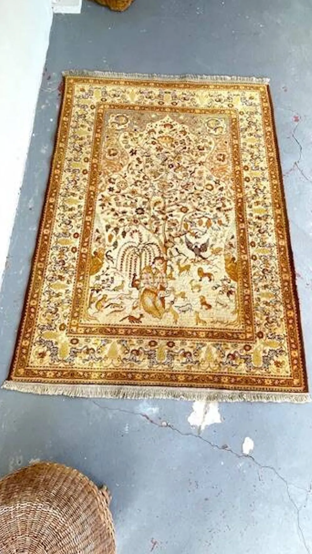 TAPIS Arbre de Vie Vintage