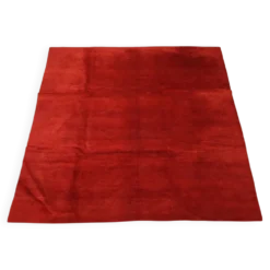 Tapis asiatique ancien en laine, nouage épais, fait main 118 x 98 In