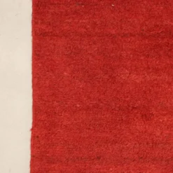 Tapis asiatique ancien en laine, nouage épais, fait main 118 x 98 In