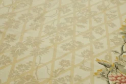 Tapis Aubusson vintage européen fait main 268 cm x 355 cm