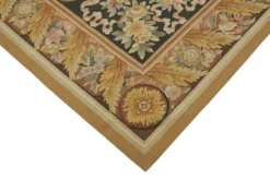 Tapis Aubusson vintage européen fait main 296 cm x 426 cm