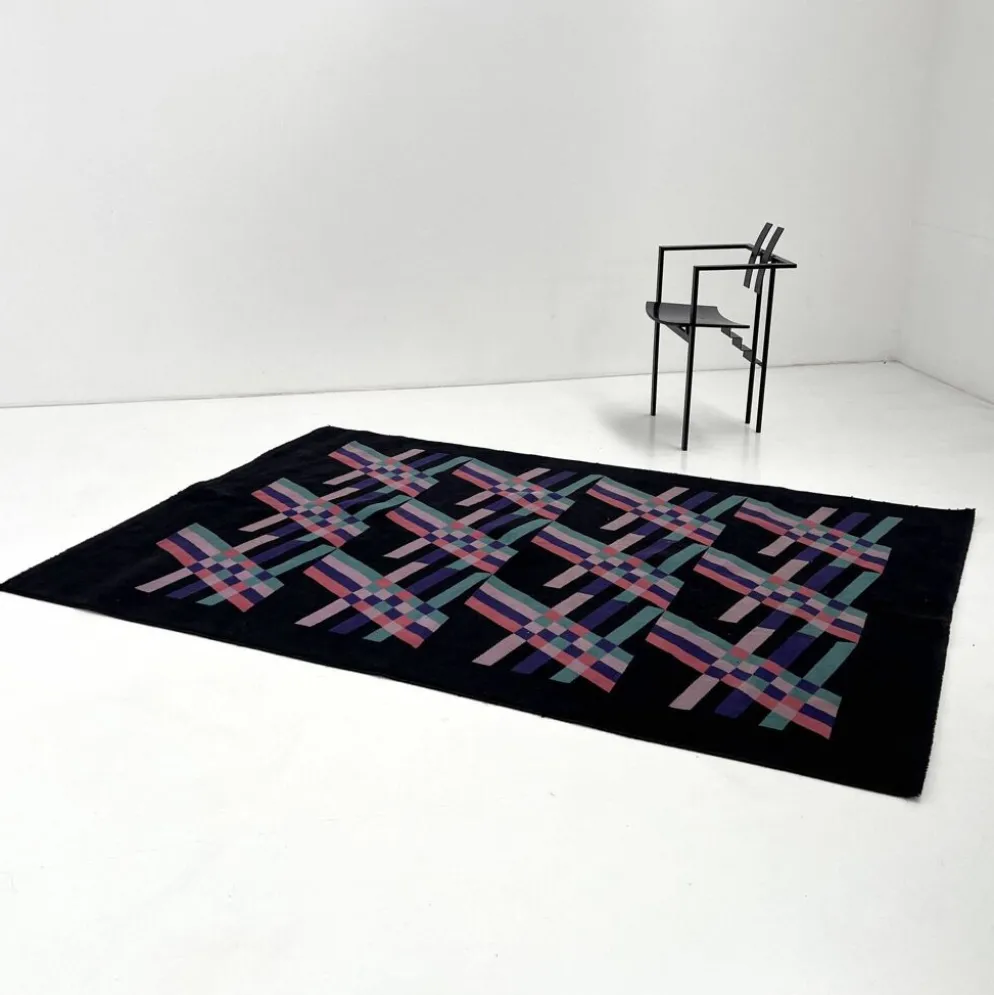 Tapis aux formes géométriques par Missoni, 1980