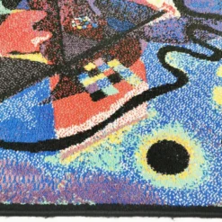 Tapis avec une composition de Wassily Kandinsky, Shahbano, Allemagne années 1980.